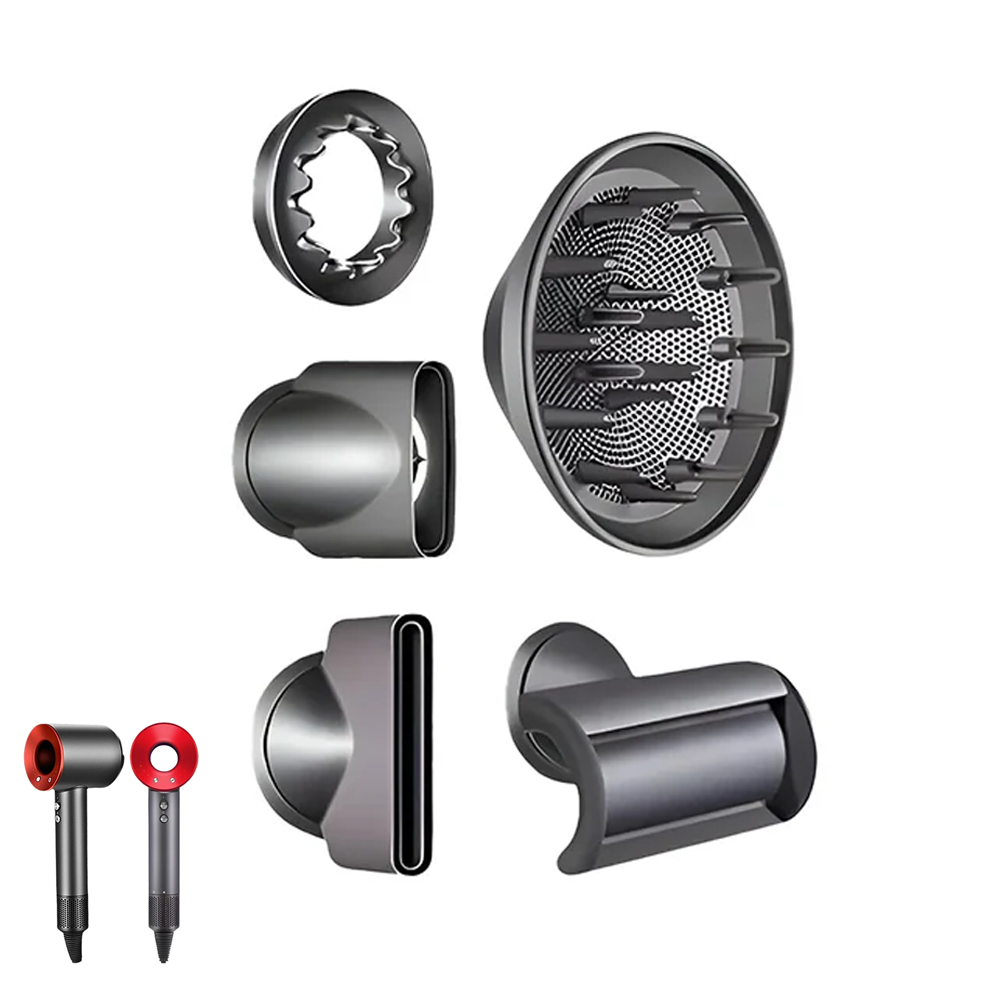 5-Piece Attachment Set – Original Doyoo AirPro™ Supersonic High-Performance Hair Dryer