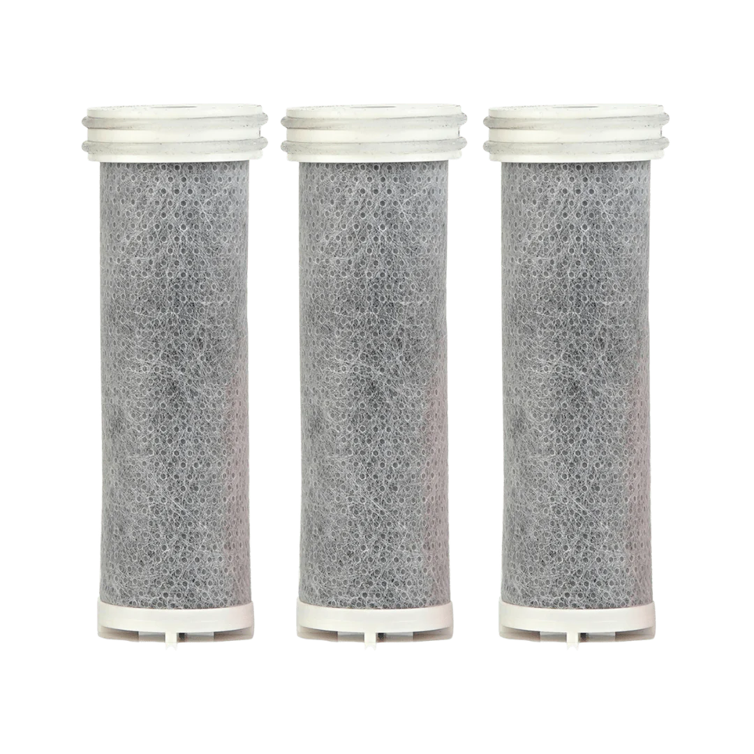 3-Pack Activated Carbon Filters – Doyoo Pure Skin™ Filtered Shower Head
